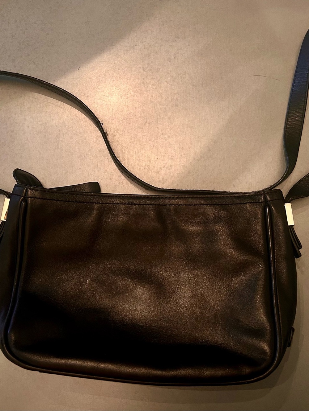 Cole Haan Black Leather Shoulder Bag